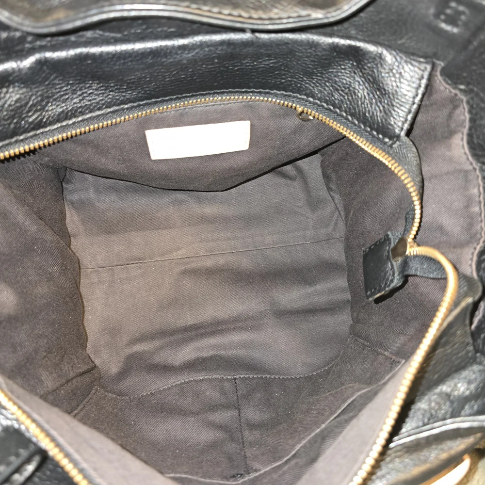 See By Chloe Black and Cream Tote Bag